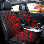 Car 12V Front Seat Heater Cushion Warmer Cover Winter Heated Warm, Double Seat, 12V Double Seat (Beige), 12V Double Seat (Red), 12V Double Seat (Black), 21V Double Seat (Coffee)