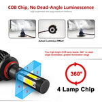 2 PCS S2 9007 / HB5 DC9-36V / 25W / 6000K / 2500LM IP68 Car LED Headlight Lamps, 9007 / HB5