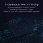 BC42 Bluetooth 5.0 โคมไฟบรรยากาศสีสันหลากหลายในรถยนต์ เครื่องเล่น MP3 รองรับการ์ด TF & ยูดิสก์ & FM, BC42