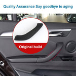 Car Right Side Inside Doors Handle Pull Trim Cover 51417417513 for BMW X1 2016-, Left Driving, Right Side (Red), Right Side (Black), Right Side (Coffee), Right Side (Beige White), Right Side (Beige)