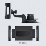 Car Dashboard Tablet Holder PVC Suction Cup Windshield Bracket, PVC Suction Cup