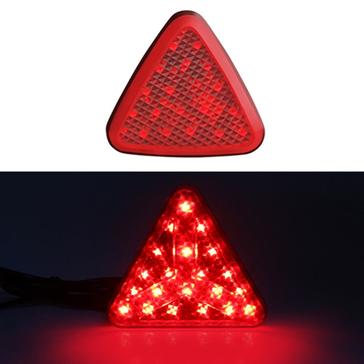 ไฟท้าย LED รูปสามเหลี่ยมสไตล์ X สำหรับจักรยาน/จักรยานเสือภูเขา