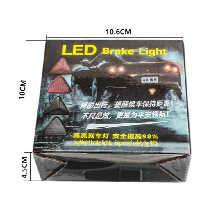 ไฟท้าย LED รูปสามเหลี่ยมสไตล์ X สำหรับจักรยาน/จักรยานเสือภูเขา