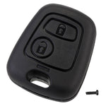 2 PCS Car 307 Mouth Remote Control Key Case Cover for PSA Peugeot Citroen, For PSA Peugeot Citroen