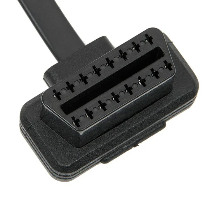 สายต่อขยายสายวินิจฉัย OBD รถยนต์ 16PIN OBD2 ตัวผู้เป็นตัวเมีย, ความยาวสาย: 100 ซม, 100 ซม