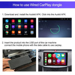 โมดูลบลูทูธไร้สายสำหรับนำทางรถยนต์ Android / Apple Carplay อะแดปเตอร์ USB สมาร์ทโฟนอัตโนมัติ รุ่น CPC200-Autokit