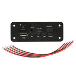 บอร์ดถอดรหัสเครื่องเล่น MP3 เสียงรถยนต์ 5V 2x3W พร้อมวิทยุ FM, ช่อง TF, USB, AUX 3.5 มม. พร้อมบลูทูธและฟังก์ชันบันทึกเสียงโทรศัพท์, บอร์ดถอดรหัสเครื่องเล่น MP3 เสียง
