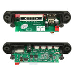 บอร์ดถอดรหัสเครื่องเล่น MP3 เสียงรถยนต์ 12V 2x3W วิทยุ FM TF USB AUX 3.5 มม. พร้อมบลูทูธ / ฟังก์ชันบันทึกเสียงโทรศัพท์ / แอมพลิฟายเออร์ / รีโมทคอนโทรล