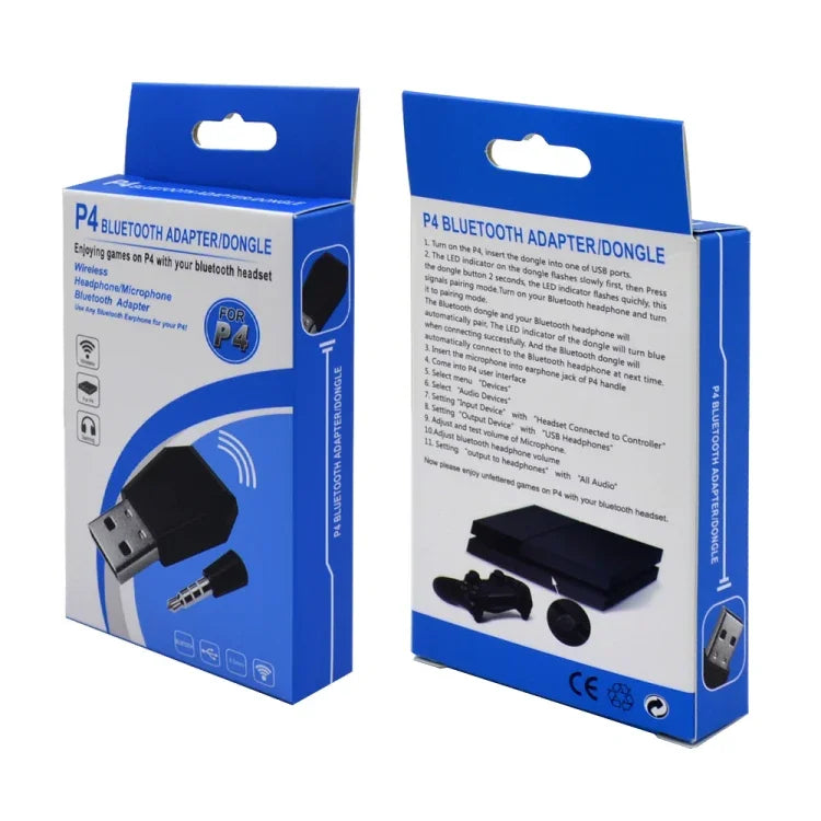อะแดปเตอร์รับส่งบลูทูธ USB 4.0 สำหรับ Sony PlayStation PS4, สำหรับ PS4
