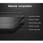 3 in 1 Car Carbon Fiber Steering Wheel Button Decorative Sticker for Honda Fit, Left and Right Drive Universal, For Honda Fit