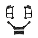 4 in 1 Car Carbon Fiber Steering Wheel Button Decorative Sticker for Lexus IS250 NX200 200t 300h, Left and Right Drive Universal, For Lexus IS250 NX200 200t 300h