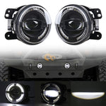 2 PCS 4 inch Car LED Angel Eyes Spotlight Modified Fog Lights for Jeep Wrangler / Dodge / Chrysler PT Cruiser, For Jeep / Dodge