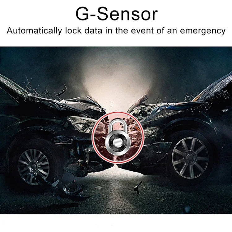 3 in 1 4 inch 170 Degree Wide Angle Night Vision HD 1080P Video Car DVR, Support Motion Detection / G-Sensor, 4 inch