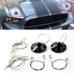 XH-6049 Car Universal Modified Racing Punch-free Aluminum Engine Hood Lock Cover, XH-6049(Black), XH-6049(Gold), XH-6049(Blue), XH-6049(Purple), XH-6049(Red), XH-6049(Silver)