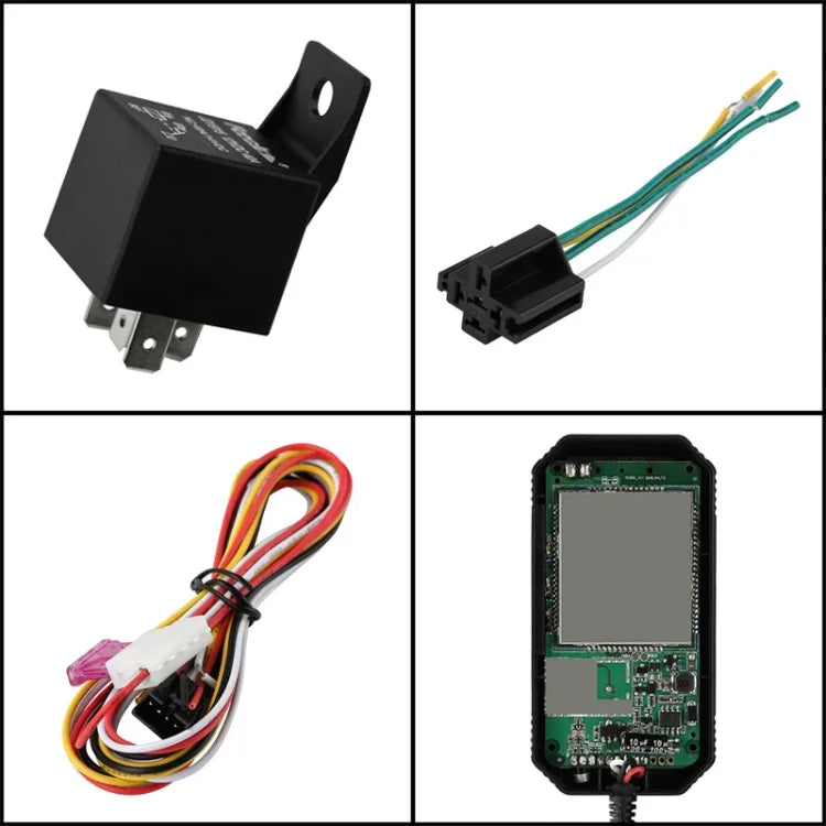 เครื่องติดตาม GPS TK300 4G GPS / GPRS / GSM ติดตามรถยนต์และรถบรรทุกแบบเรียลไทม์ พร้อมแบตเตอรี่และรีเลย์, TK300