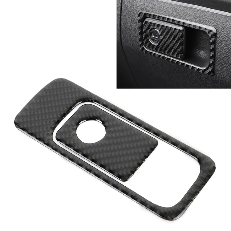 Car Carbon Fiber Front Passenger Seat Storage Handle Decorative Sticker for Volkswagen Tiguan L 2019-2021, Front Passenger Seat Storage Handle