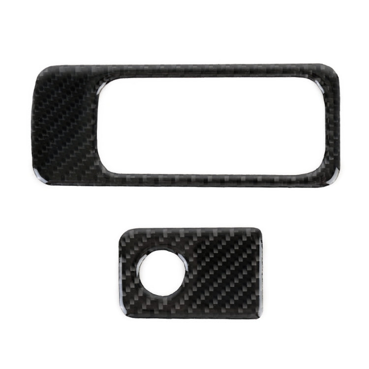 Car Carbon Fiber Front Passenger Seat Storage Handle Decorative Sticker for Volkswagen Tiguan L 2019-2021, Front Passenger Seat Storage Handle