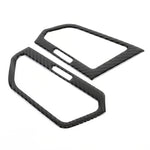 Car Carbon Fiber Central Control Side Air Outlet Frame Decorative Sticker for Volkswagen Tiguan L 2019-2021, Central Control Side Air Outlet
