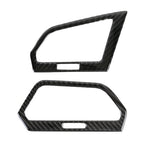 Car Carbon Fiber Central Control Side Air Outlet Frame Decorative Sticker for Volkswagen Tiguan L 2019-2021, Central Control Side Air Outlet