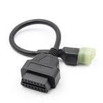 Motorcycle OBD 16PIN Female to 4PIN Connector Cable for Honda, 16PIN to 4PIN