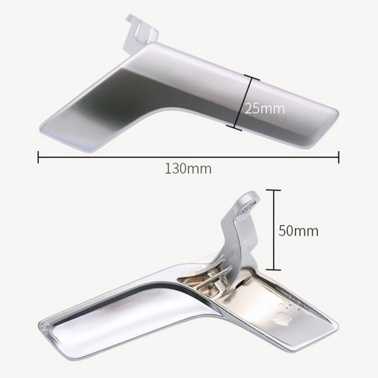 Car Right Side Electroplating Bright Inner Door Handle for Mercedes-Benz C Class W204 / X204 2008-2015, Left and Right Drive Universal, Right Side Bright