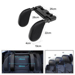A05 Adjustable Car Auto U-shaped Memory Foam Neck Rest Cushion Seat Pillow with Hook & Mobile Phone Holder, A05 (Beige), A05 (Brown), A05 (Red), A05 (Grey), A05 (Black), A05 (Coffee)