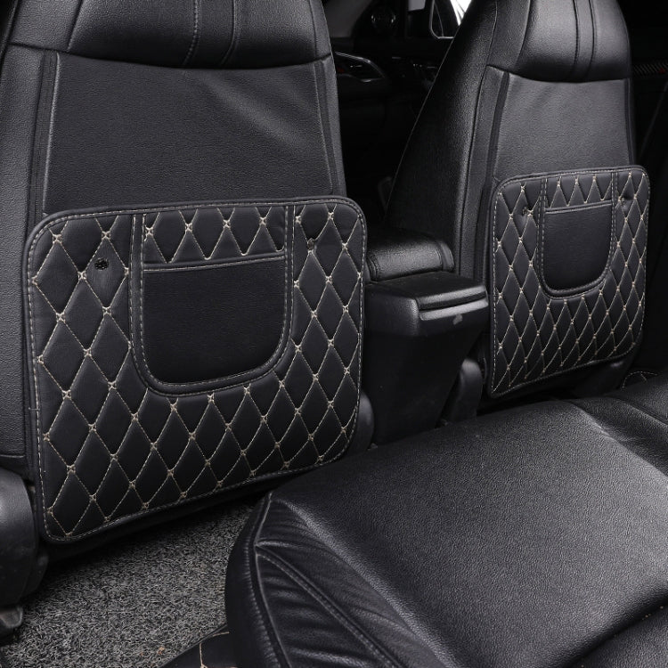 Car Half-inclusive Seat Back Anti-kick Mat Rear Anti-dirty Pad  Small Size, Car Anti-kick Pad Small Size
