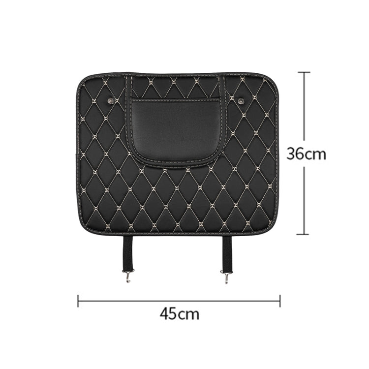Car Half-inclusive Seat Back Anti-kick Mat Rear Anti-dirty Pad  Small Size, Car Anti-kick Pad Small Size