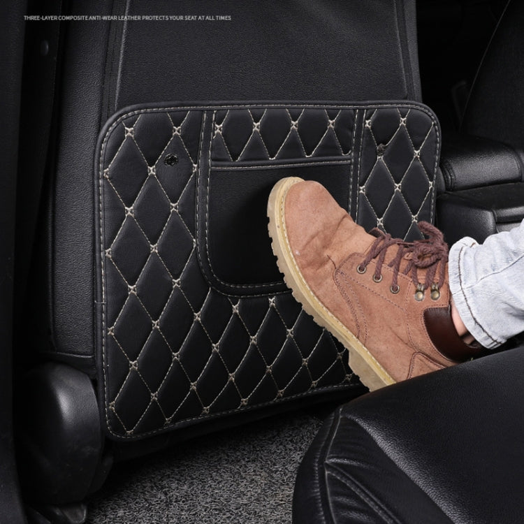 Car Half-inclusive Seat Back Anti-kick Mat Rear Anti-dirty Pad  Small Size, Car Anti-kick Pad Small Size