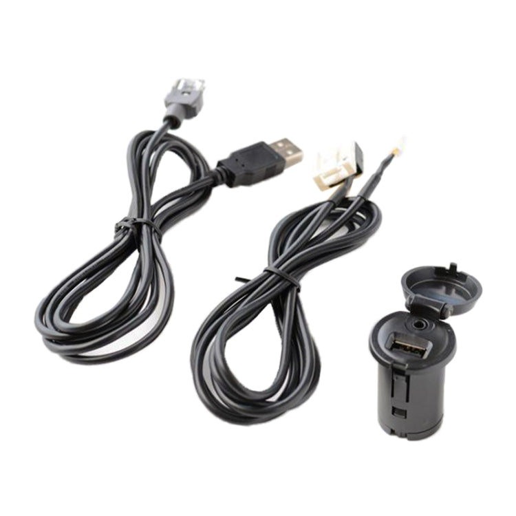 Car RD45 USB / AUX Audio Adapter Cable for Citroen C2/C5 / Peugeot 207/307/408/508/4007, For Citroen C2/C5 / Peugeot 207/307/408/508/4007