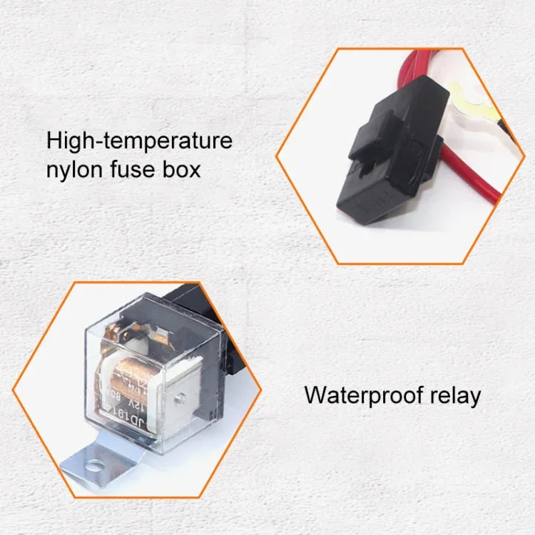สายไฟรีเลย์สายฮอร์นรถยนต์ 12V, 12V
