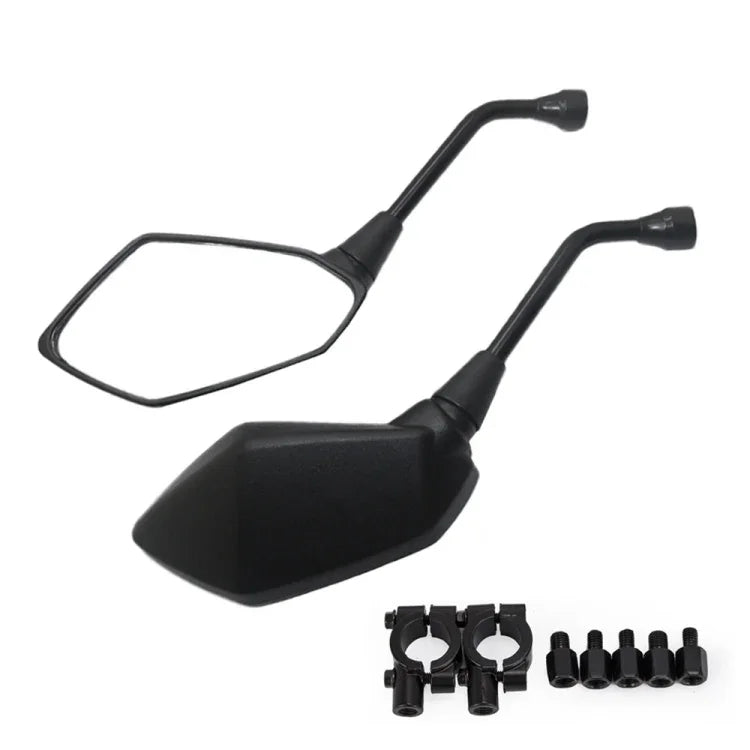 ZF001-185B คู่กระจกมองหลังสะท้อนแสงสำหรับรถ ATV สี่ล้อ, ZF001-185B