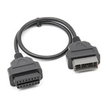 14Pin to 16Pin Car OBD2 Conversion Cable OBDII Diagnostic Adapter Cable for Nissan, 14Pin to 16Pin for Nissan