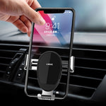 LINGKE Car Air Outlet Snap-in Gravity Mobile Phone Holder, Air Outlet  Phone Holder
