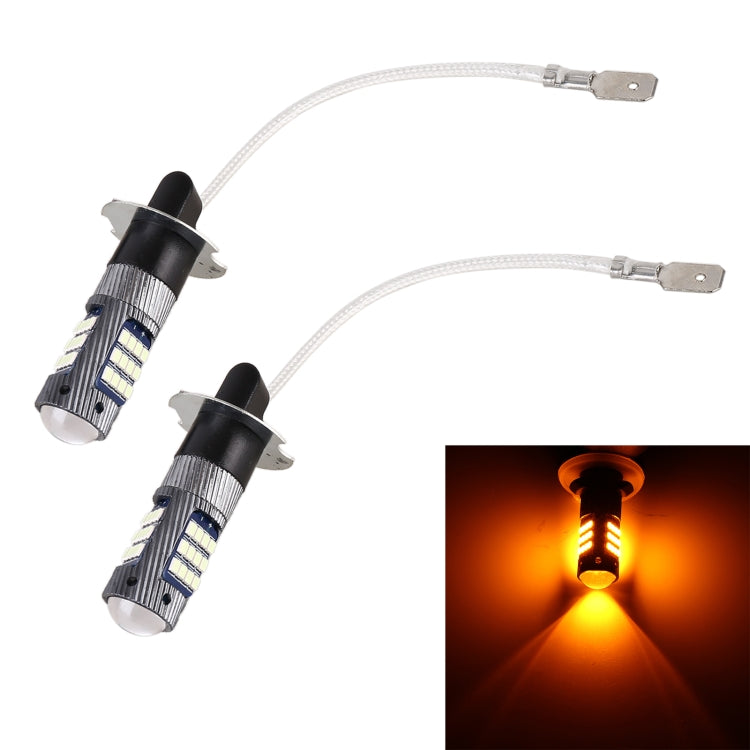 1 Pair H3 DC12V / 5W Car LED Fog Light with 42LEDs SMD-2016 Lamp Beads, H3 (Yellow Light), H3 (Ice Blue Light), H3 (White Light)