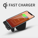 HFC-1052 Car Qi Standard Wireless Charger 15W / 10W Quick Charging for Audi A6L 2019-2022, Left Driving, HFC-1052