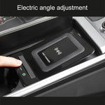 HFC-1052 Car Qi Standard Wireless Charger 15W / 10W Quick Charging for Audi A6L 2019-2022, Left Driving, HFC-1052