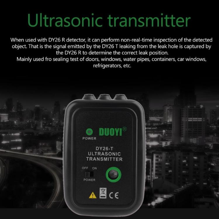 DUOYI DY26 Car Ultrasonic Flaw Detectors Portable Vacuum Sealing Leakage Tester, DY26