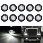 10 PCS MK-009 3/4 inch Car / Truck 3LEDs Side Marker Indicator Lights Bulb Lamp, MK-009(Red Light), MK-009(Blue Light), MK-009(Green Light), MK-009(White Light), MK-009(Yellow Light)