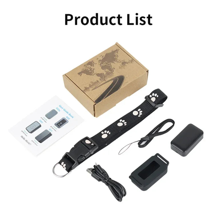 P03 เครื่องติดตาม GPS สัตว์เลี้ยงกันน้ำ 2G GPS+AGPS+WiFi+LBS ตัวระบุตำแหน่ง, P03