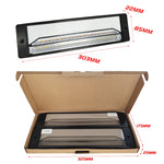 2 PCS Heavy-duty Truck Trailer 147LED Light Guide Three-color Brake Light