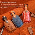 For Kia Old Style Car Cowhide Leather Key Protective Cover Key Case, For Kia, For Kia Old Style