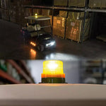 Car Solar Charging Warning Light, Round Red, Round White, Round Yellow