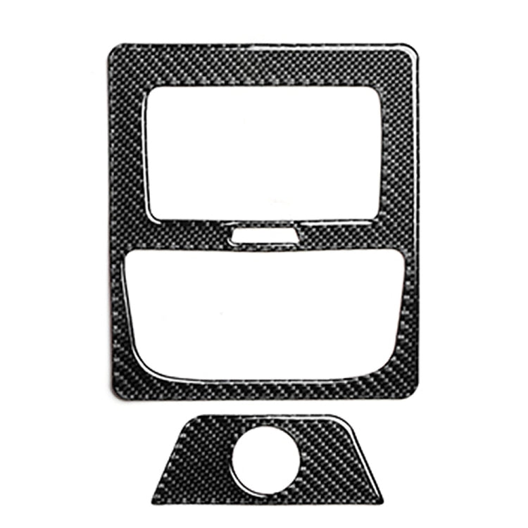 Car Carbon Fiber Rear Air Conditioning Vent Solid Color Decorative Sticker for BMW G01 X3 2018-2020 / G02 X4 2019-2020, Left and Right Drive Universal, Rear Air Conditioning Vent Solid Color