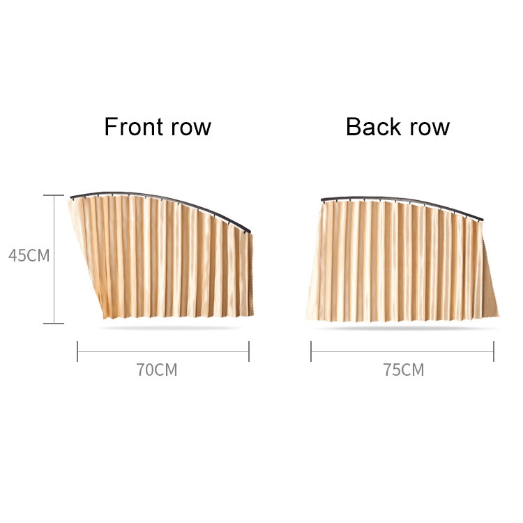 2 PCS Car Auto Sunshade Curtains Windshield Cover for the Rear Seat, Rear Seat, Black, Rear Seat, Gold, Rear Seat, Silver