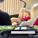 2 PCS Car Auto Sunshade Curtains Windshield Cover for the Rear Seat, Rear Seat, Black, Rear Seat, Gold, Rear Seat, Silver