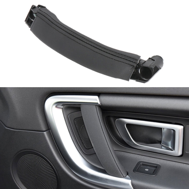 For Land Rover Discovery 2015-2019 Car Leather Texture Inside Door Right Handle LR076163, Left and Right  Driving, Leather Texture Right Handle