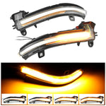 1 Pair For BMW 3 Series F20 Car Dynamic LED Turn Signal Light Rearview Mirror Flasher Water Blinker, For BMW 3 Series F20 (Transparent), For BMW 3 Series F20 (Transparent Black)