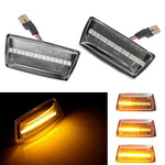2pcs For Chevrolet Cruze 2009-2014 Car Dynamic LED Fender Side Light 1713423, For Chevrolet Cruze 2009-2014 (Transparent), For Chevrolet Cruze 2009-2014 (Transparent Black)