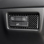 Car Carbon Fiber Headlight Panel Decorative Sticker for Mazda CX-5 2017-2018, Right Drive, Headlight Panel, Right Drive